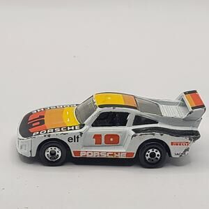Matchbox Racing Porsche 935 #10 Elf 1983 White 1:57 Made in Macau 1986-88